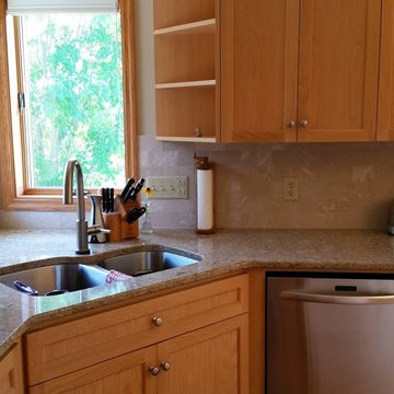 Whitewashed Oak Kitchen in Inver Grove Heights