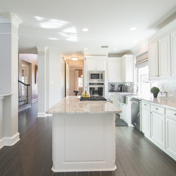 Whole House Contemporary Renovation | Black Wood Tile Planks
