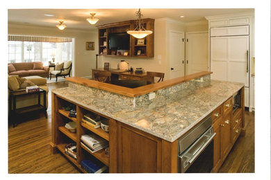 Elegant kitchen photo in Minneapolis