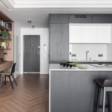 'Wild Rose' Chevron flooring
