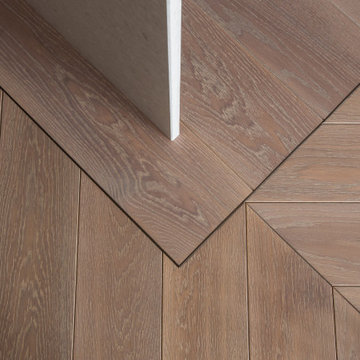 'Wild Rose' Herringbone flooring