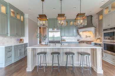 Inspiration for a mid-sized french country kitchen remodel in Atlanta