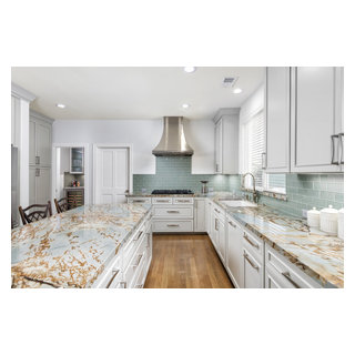 Willow Glen Living Room & Kitchen Remodel - Contemporary - Kitchen ...