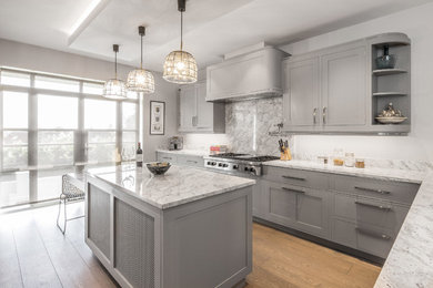 Contemporary kitchen in London.