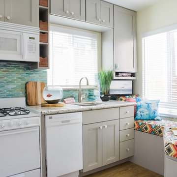 Window Seat and Colorful Beach Decor
