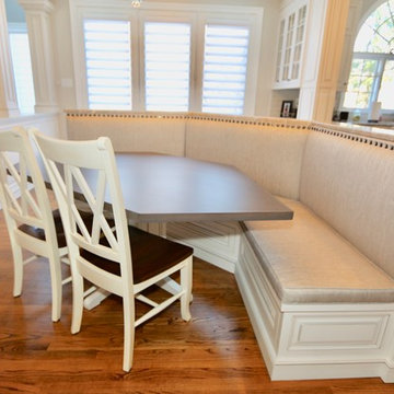 Window Treatments and Kitchen Banquette