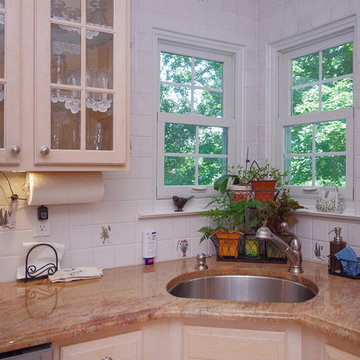 Windows in Kitchen with Traditional Styling
