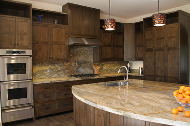 Winter Kitchen, Family Room and Powder Bath