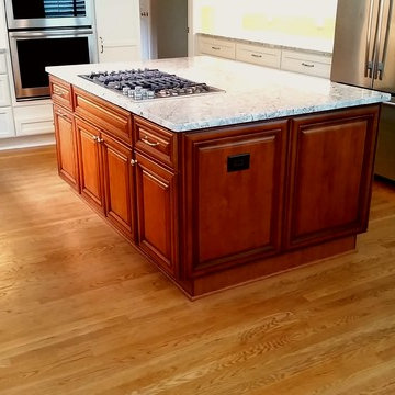 WMWW Kitchen Cabinetry and Island Built ins