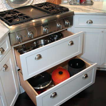 Wood countertop kitchen