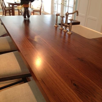 Wood Countertops with Sinks - It's WATERPROOF!