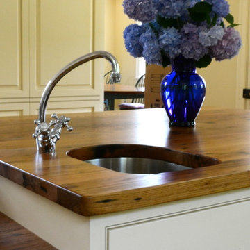 Wood Countertops with Sinks - It's WATERPROOF!