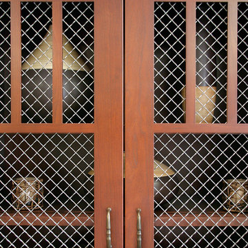 Wood Frame Doors & Wire Mesh Inserts