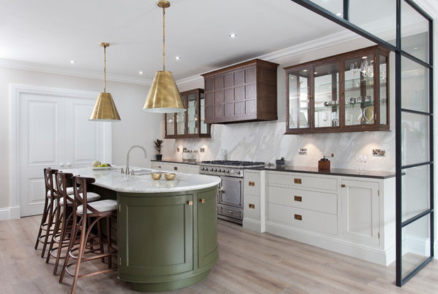 Transitional Kitchen by Armac Martin