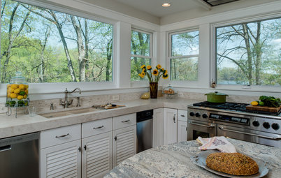 Kitchen of the Week: Cooking With Creekside Views in Maryland