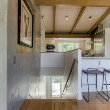 Woodland Hills Modern Kitchen and Living Room Remodel