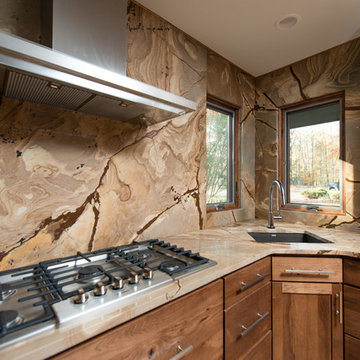 Woodstone Quartzite in a Home in the Woods- Davidsonville, MD