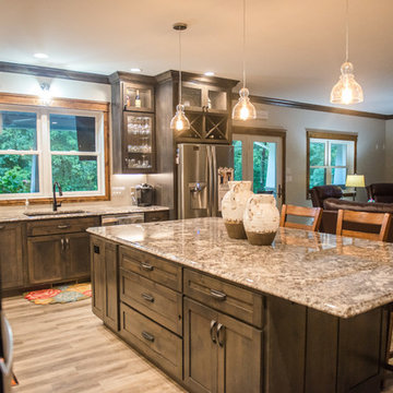 Woodsy Cabin Kitchen