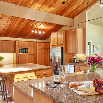 Woodsy Kitchen with Sophisticated Touches