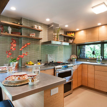 Worthington, OH Mid-Century Modern Kitchen Remodel