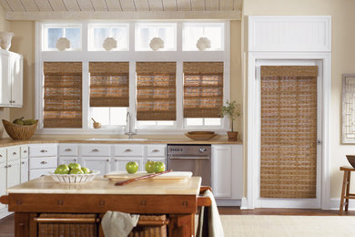 Woven Wood Shades For The Kitchen