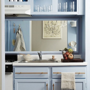 Wow: This Zero-Reno Kitchen Makeover Is Amazing