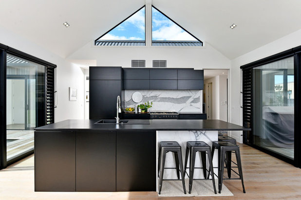 Contemporary Kitchen by Bridgens Construction & Design