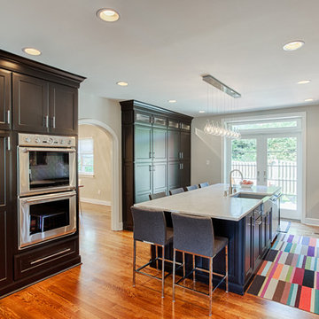 Wynnewood, PA: Kitchen with view to dining room and yard