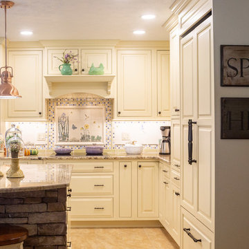 Yellow Traditional Kitchen Remodel, Fairmont, 2018