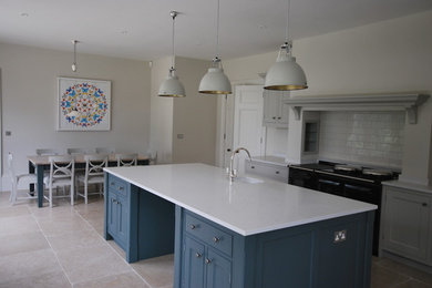 This is an example of a scandi kitchen in Wiltshire.