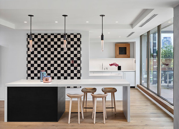 Eclectic Kitchen by Roundabout Studio Inc.