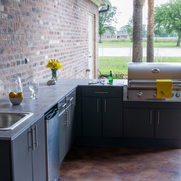 Youngsville Parade Home Outdoor Kitchen