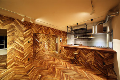 Bild på ett funkis kök