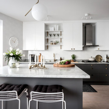 Hel köksrenovering med IKEA stommar