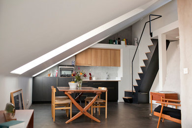 Inspiration for a contemporary kitchen in Stockholm.