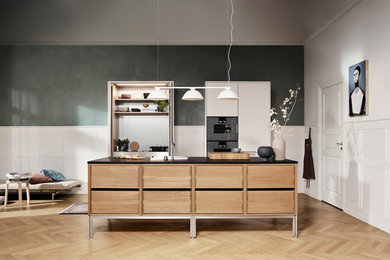 This is an example of a classic kitchen in Copenhagen.