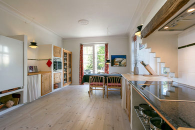 Inspiration for a scandi kitchen in Copenhagen.