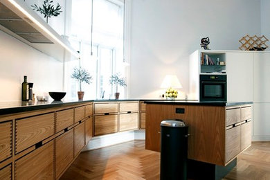 Inspiration for a scandi kitchen in Copenhagen.