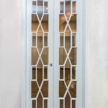 Дверь-книжка со стеклом