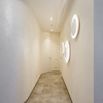 Фото коридора реализованного проекта квартиры ЖК "Адмирал".