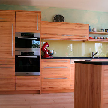 Das Thema Holz als Umsetzung in einem Küchenkonzept