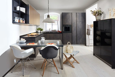 Inspiration for a medium sized scandi kitchen in Other.