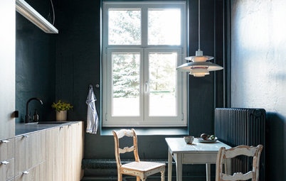 Eintauchen in die Pause: Eine blaugrüne Küche in Kiel