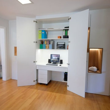 Küche mit integriertem Büro