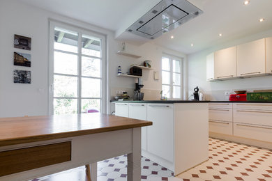 Photo of a contemporary kitchen in Frankfurt.