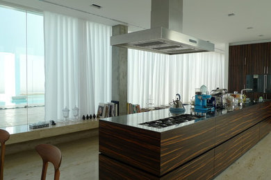 Design ideas for a large modern kitchen in Other.
