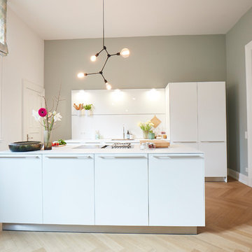 Moderne Küche in Altbauwohnung