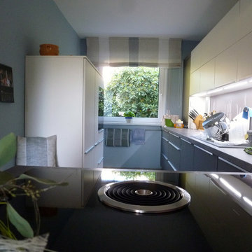 Renovierung + Möblierung des Wohnbereichs mit Küche
