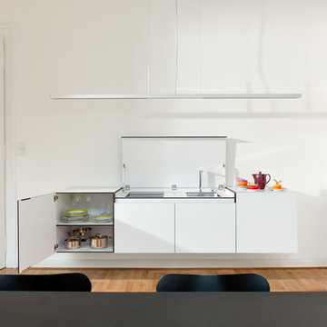 slimline is pure miniki – the invisible kitchen disguised as an elegant sideboar