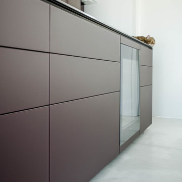 Valcucine New Logica mit Funktionskanal aus Stein (Marmor)